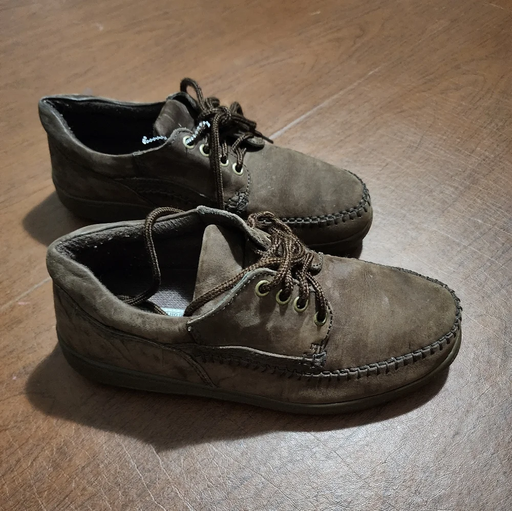 Deer Stags Men's Dark Brown Boat Shoes